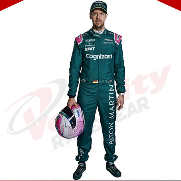 Sebastian Vettel 2021 Aston Martin F1 Replica Race Suit