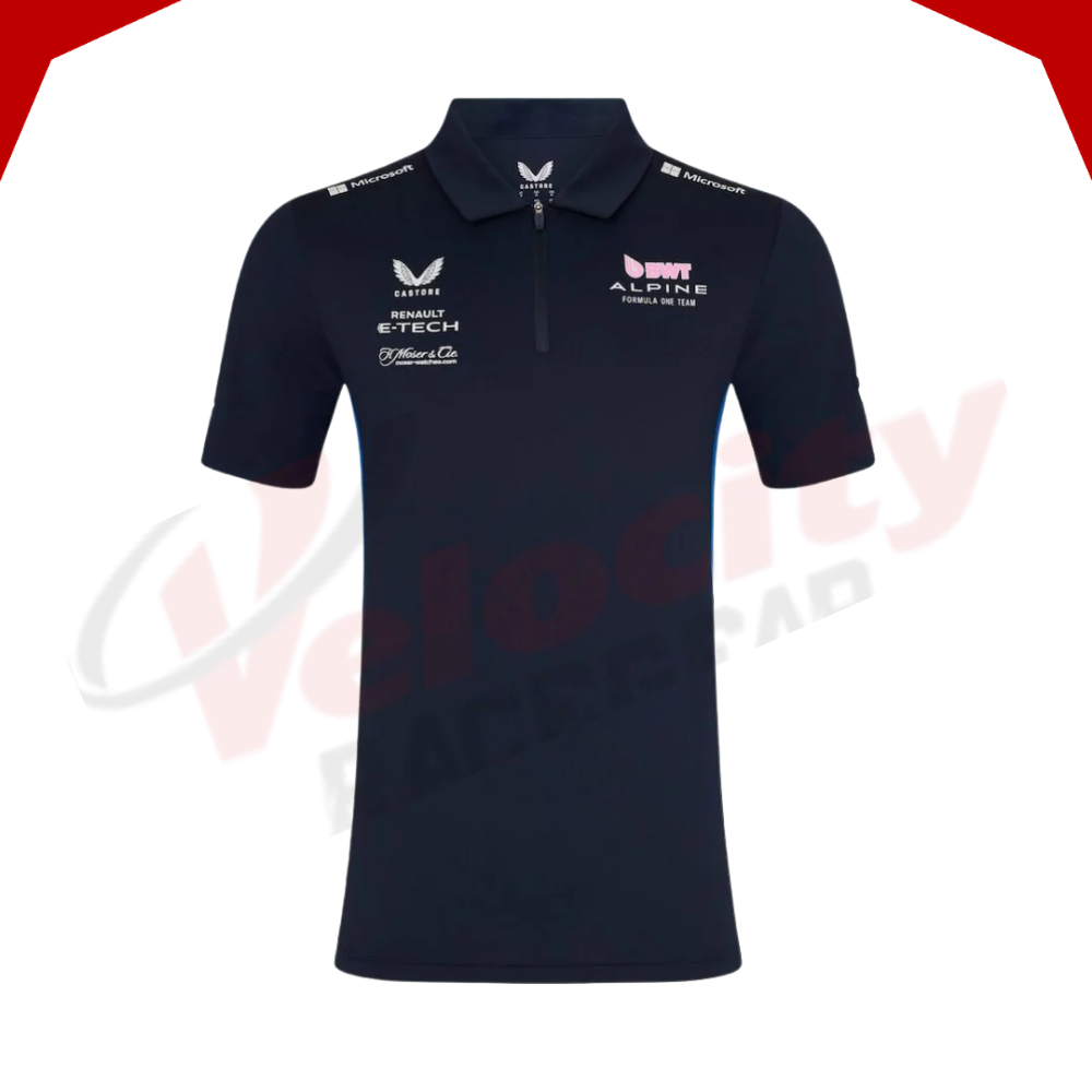 Alpine F1 Team 2025 Navy Polo Shirt