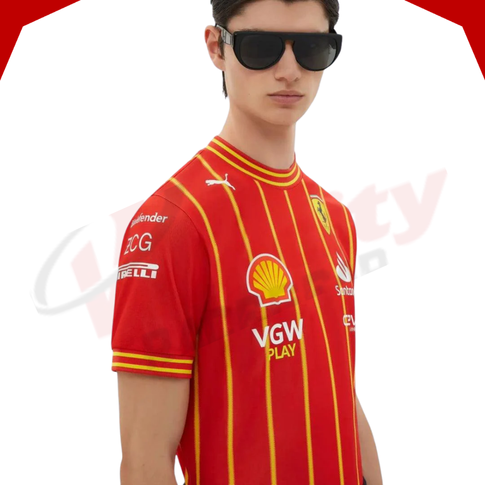 Charles Leclerc Austrian GP Special Edition Scuderia Ferrari Puma Football Shirt